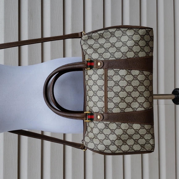 Gucci Handbags - GUCCI OPHIDIA GG WEB SUPREME SATCHEL CROSSBODY BAG